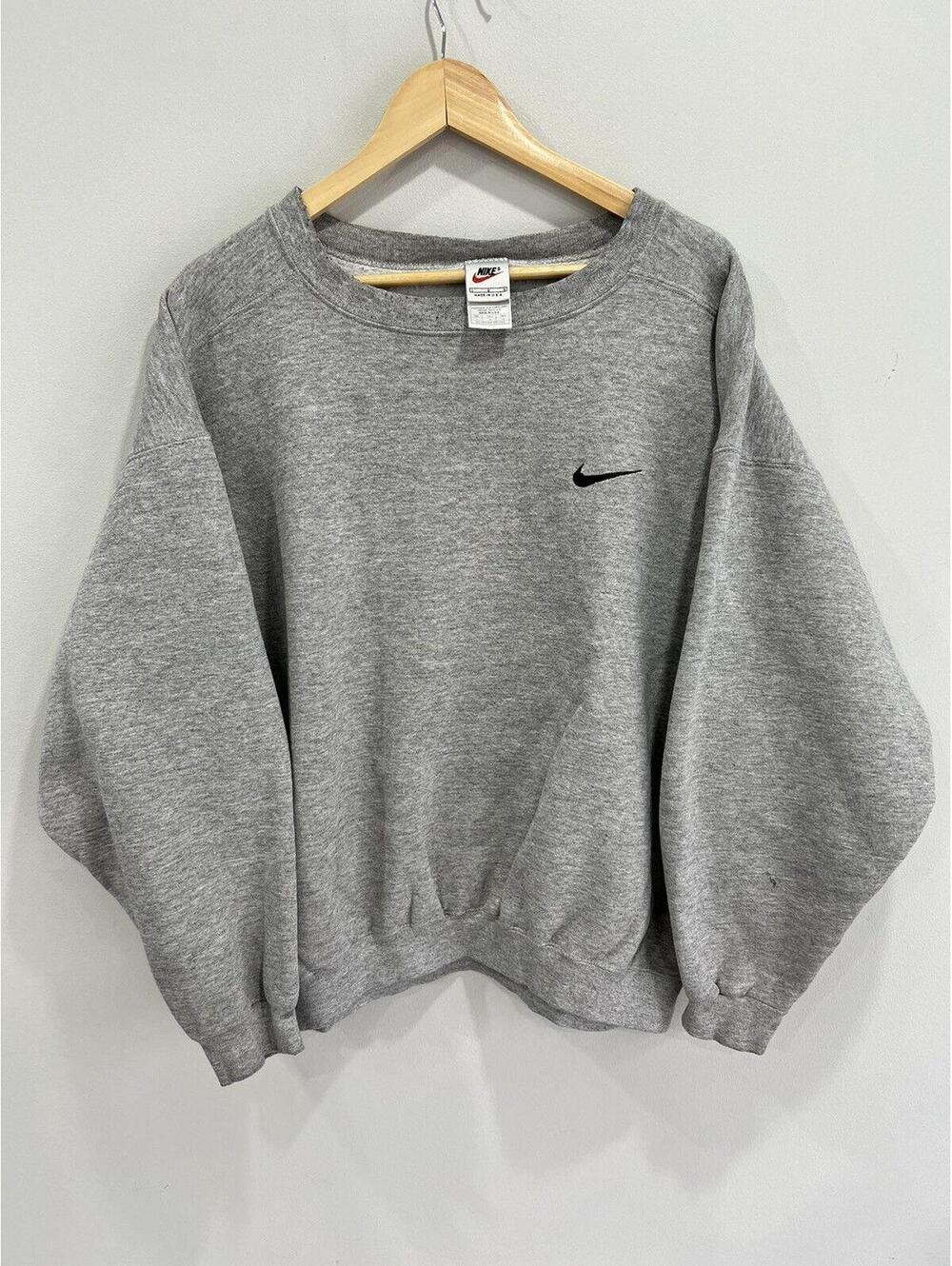 Vintage 90s Nike Sweater Swoosh Check